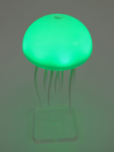 Sinsay - Декоративна RGB LED настолна лампа във формата на медуза - бял