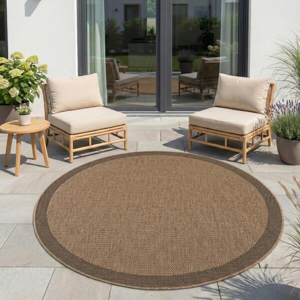 Кръгъл килим за открито и закрито ø 80 cm Timber 1402 – Ayyildiz Carpets