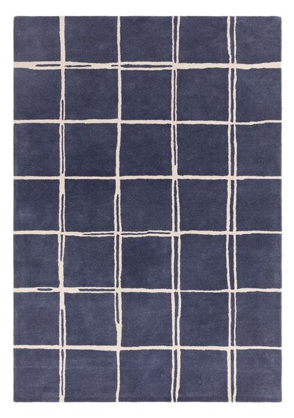 Син ръчно изработен вълнен килим 160x230 cm – Asiatic Carpets