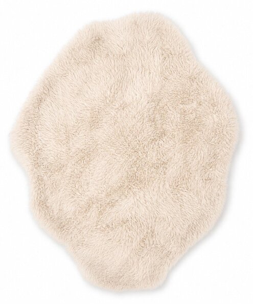 Бежов детски килим 90x120 cm Mammoth – Meowbaby