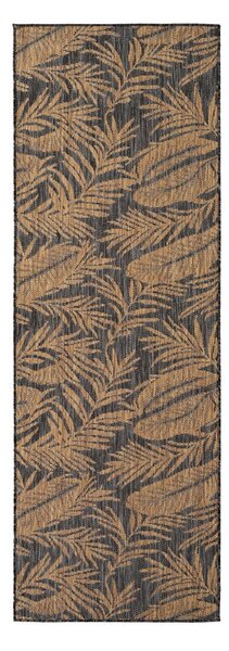 Черна/кафява пътека за открито и закрито 80x250 cm Mira 1451 – Ayyildiz Carpets
