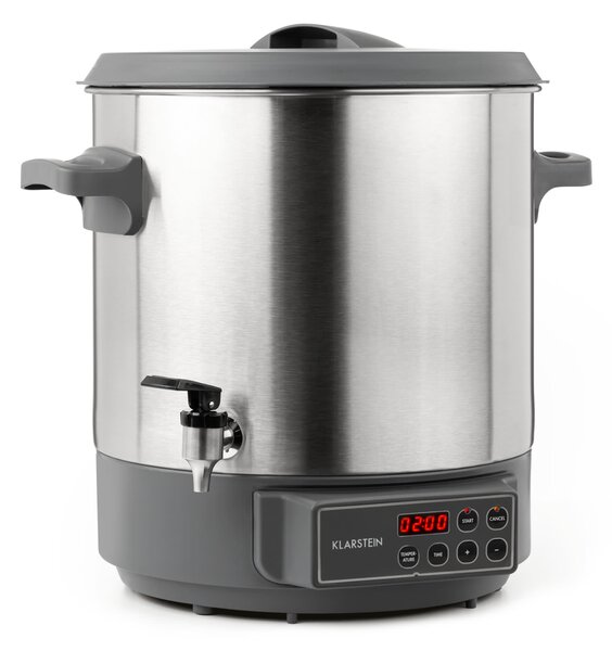 Klarstein Lady Marmalade, машина за консервиране, контейнер за напитки, 27L, 100 ° C, , неръждаема стомана