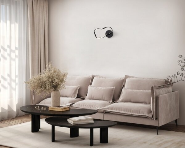 ITALUX WL-22782-BK - LED стенен осветител AMAYA LED/20W/230V черен