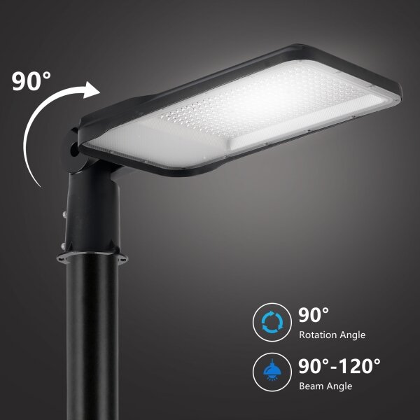Brilagi-LED Външна лампа със стълб и kl. 3 m URBANLIGHT LED/200W/230V черна IP65