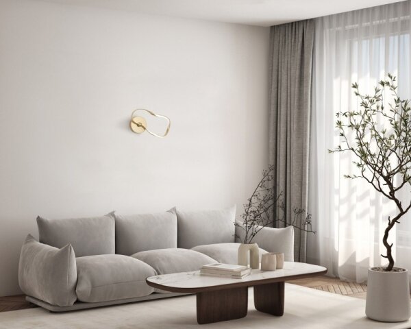 ITALUX WL-22782-GD - LED аплик AMAYA LED/20W/230V златен