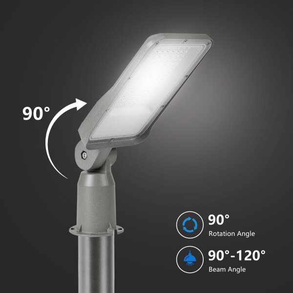Brilagi - LED външна улична лампа с шарнир. URBANLIGHT LED/50W/230V сива IP65