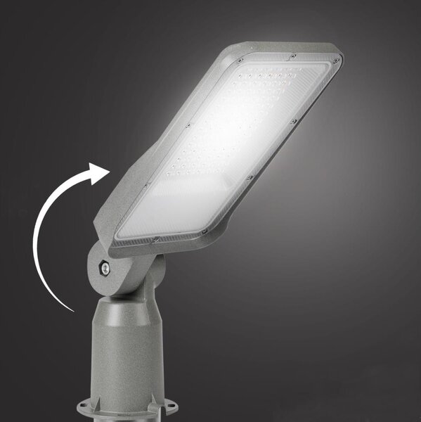 Brilagi - LED външна улична лампа с шарнир. URBANLIGHT LED/50W/230V сива IP65