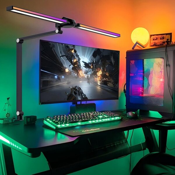 Brilagi - RGB LED димируема сензорна настолна лампа VARIO LED/18W/230V 3000-6500K CRI 96