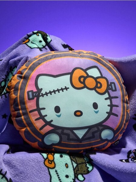 Sinsay - Кръгла светеща в тъмното възглавница Hello Kitty - многоцветен