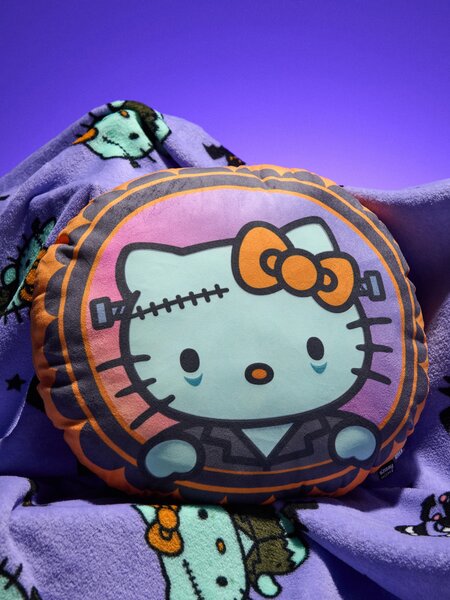 Sinsay - Кръгла светеща в тъмното възглавница Hello Kitty - многоцветен