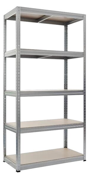 МЕТАЛЕН СТЕЛАЖ STAR 180X90X45 CM, ДО 350 НА РАФТ - ЦИНК