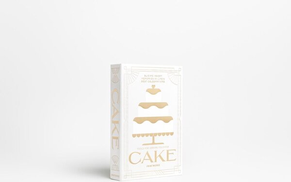 Бели/сребристи десертни вилици в комплект от неръждаема стомана The Essentials Cake Tools – Printworks
