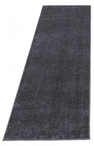 Килим от ата сив 80x250 см