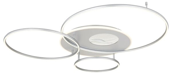Globo 48466-70ASH-LED таванно осветително тяло INVERTINA 70W/230V Wi-Fi Tuya хром + дистанционно управление