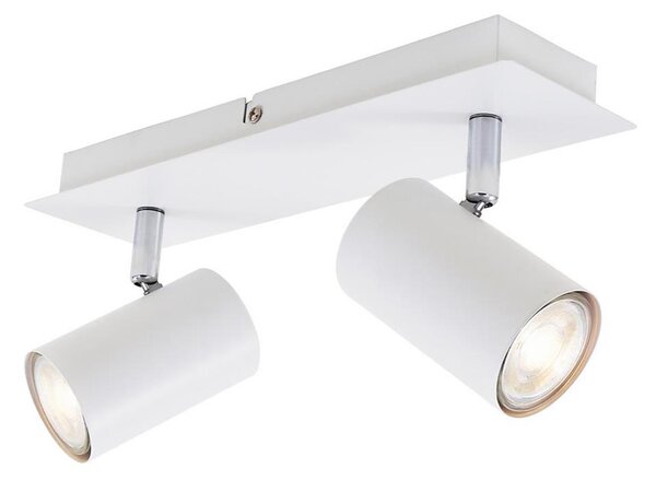 Briloner 2857-026 - Спот SPOT 2xGU10/40W/230V бял