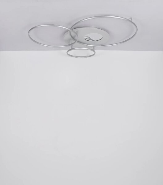 Globo 48466-70ASH-LED таванно осветително тяло INVERTINA 70W/230V Wi-Fi Tuya хром + дистанционно управление