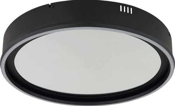 Globo 68288D - LED димируемо таванно осветително тяло MIRRORA 40W/230V Ø 51,5 cm черно+ДУ