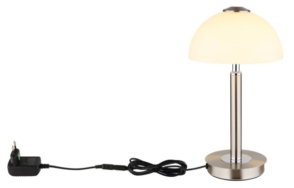 Globo 21953N - LED сензорна димируема настолна лампа ULDIN LED/7W/230V 3000K матов хром