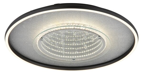 Globo 68288D3 - LED таванно осветително тяло MIRRORA 40W/230V pr. 51,5 cm черно