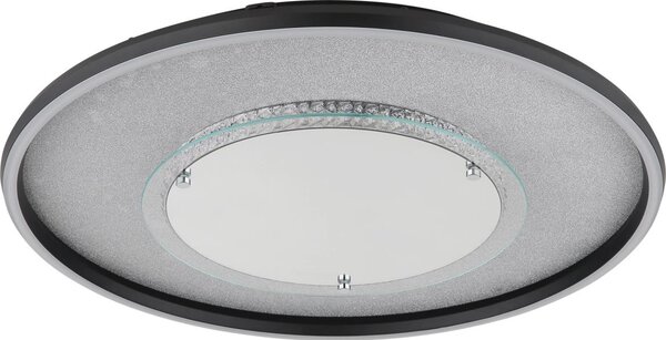 Globo 68288D3 - LED таванно осветително тяло MIRRORA 40W/230V pr. 51,5 cm черно