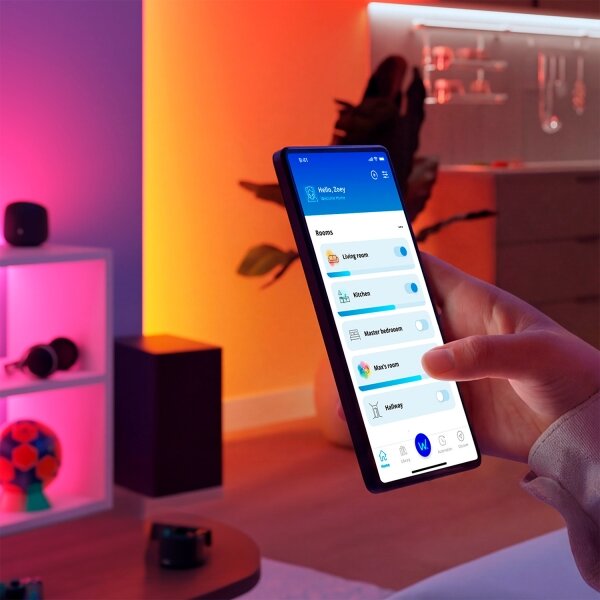 Philips - Комплект 2x LED RGBIC димируеми осветителни тела SMART GRADIENT LED/8W/230V Wi-Fi