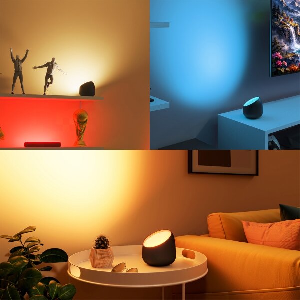 Philips -LED RGB+TW Димируема настолна лампа SMART LED/9W/230V 2200-6500K Wi-Fi