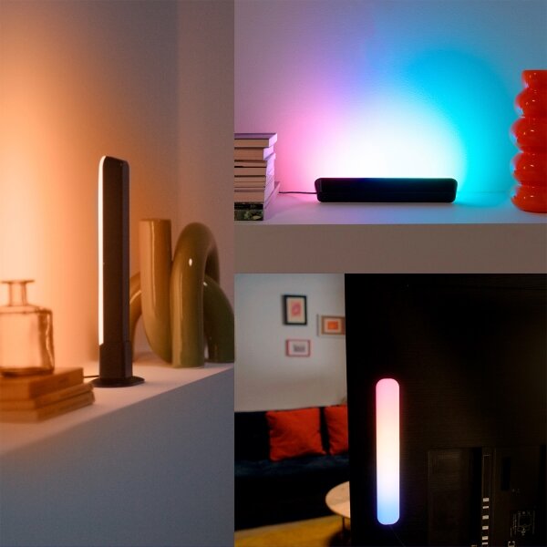 Philips - Комплект 2x LED RGBIC димируеми осветителни тела SMART GRADIENT LED/8W/230V Wi-Fi