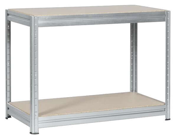 МЕТАЛЕН СТЕЛАЖ MEGA 87x160x60 см, ДО 600 КГ НА РАФТ - ЦИНК