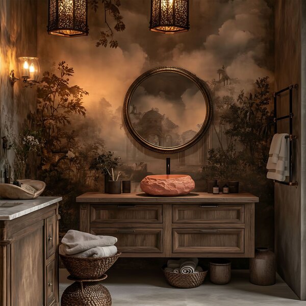 Умивалник за плот Mika Terracotta