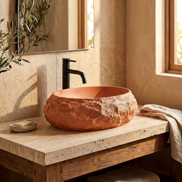 Умивалник за плот Mika Terracotta