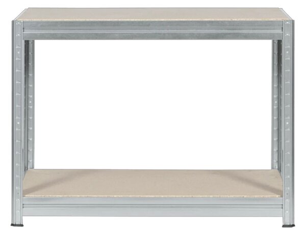 МЕТАЛЕН СТЕЛАЖ MEGA 87x120x60 см, ДО 600 КГ НА РАФТ - ЦИНК