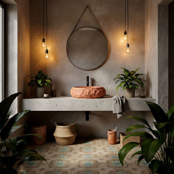 Умивалник за плот Mika Terracotta