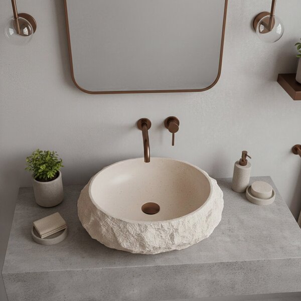 Умивалник за плот Mika Warm Beige