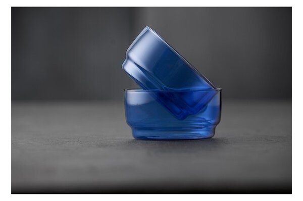 Сини стъклени купички в комплект от 2 бр. 500 ml Torino – Lyngby Glas