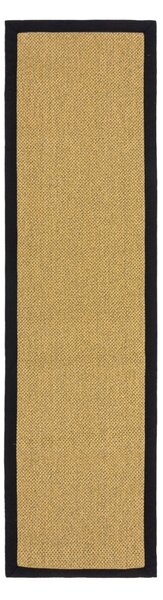Изглед на сизал на открито Sisal Outdoor Black 60x230 cm, Flair Rugs