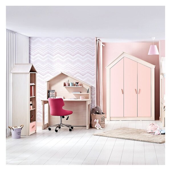 ТРИКЛИРЕН ДЕТСКИ ГАРДЕРОБ PINK HOUSE