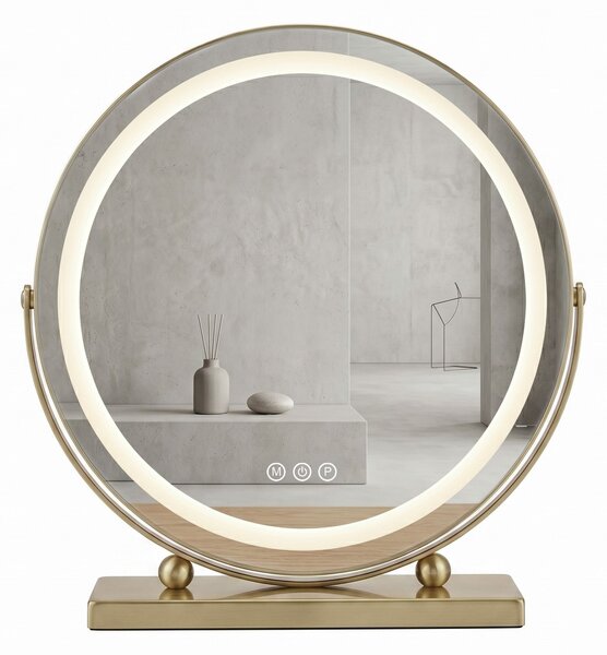 Огледало LED MAKE-UP L.Gold 50 cm