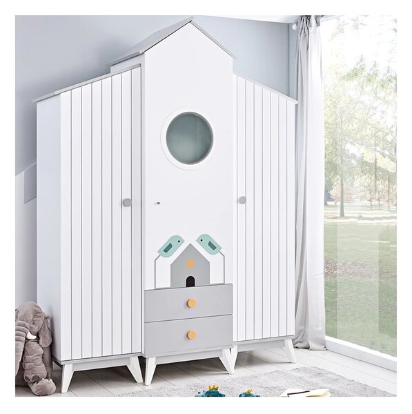ЕДНОКРИЛЕН ГАРДЕРОБ КЪЩИЧКА BIRD HOUSE