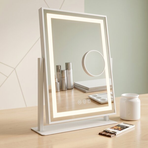 Огледало LED LUMI White 30x40cm