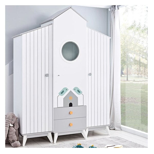 ЕДНОКРИЛЕН ГАРДЕРОБ ДЕСЕН BIRD HOUSE