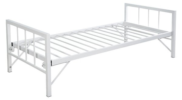 Разтегателен диван Bed-Sofa Remmie White 94x198x81 cm