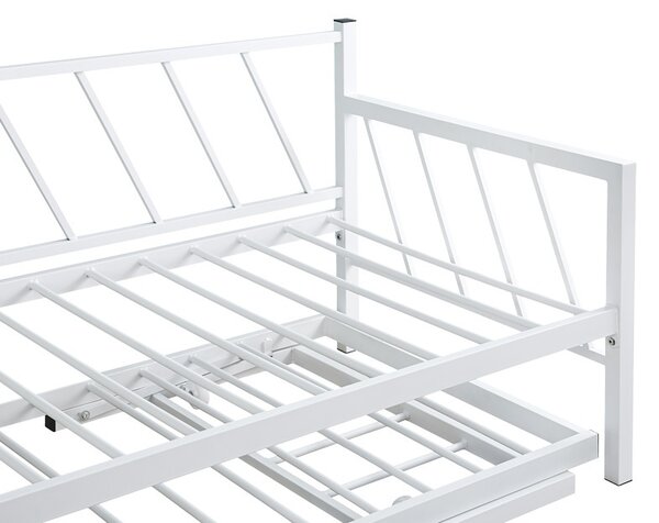 Разтегателен диван Bed-Sofa Remmie White 94x198x81 cm