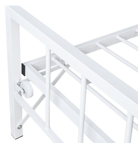 Разтегателен диван Bed-Sofa Remmie White 94x198x81 cm