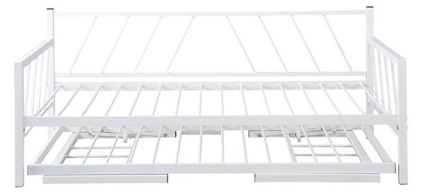 Разтегателен диван Bed-Sofa Remmie White 94x198x81 cm