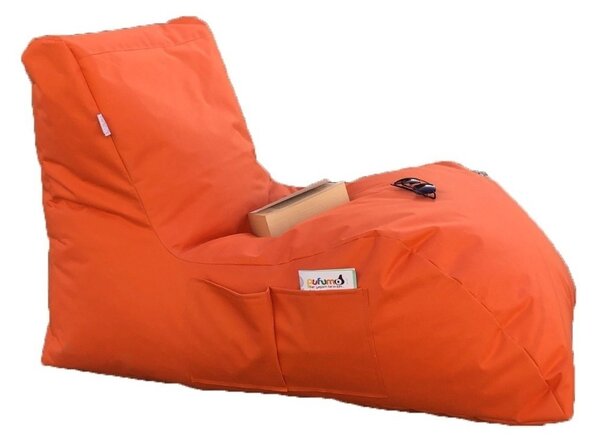Градински фотьойл pouffe beanbag beanbag Легло Orange