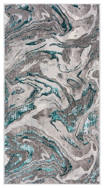 Мраморен килим Marbled GREEN SMARALD 80X150 cm, Flair Rugs