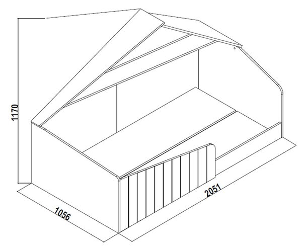 ДЕТСКО ЛЕГЛО КЪЩА МОНТЕСОРИ BREDA 100 X 200