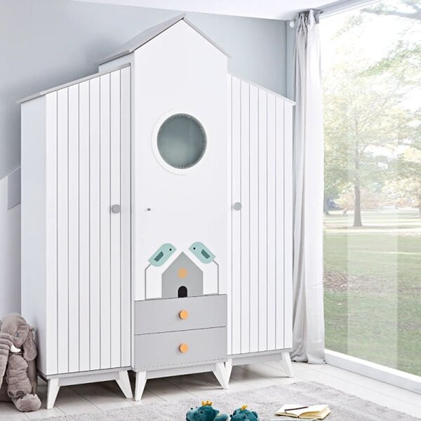 ТРИКРИЛЕН ДЕТСКИ ГАРДЕРОБ BIRD HOUSE