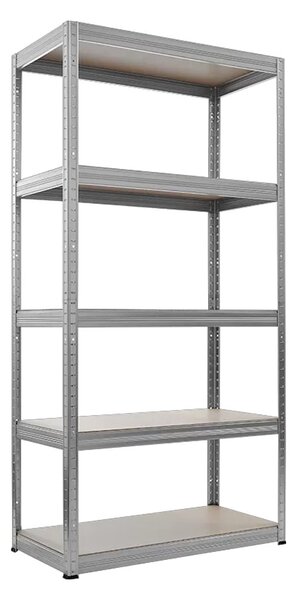 МЕТАЛЕН СТЕЛАЖ STAR 180x75x35 СМ, ДО 175 КГ НА РАФТ - ЦИНК