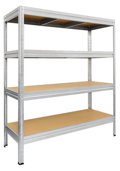 МЕТАЛЕН СТЕЛАЖ MEGA 177x180x60 СМ, 500 КГ НА РАФТ - ЦИНК